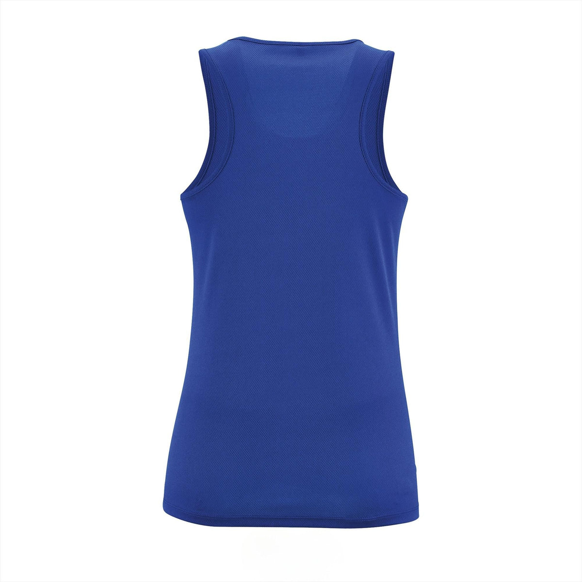 Tanktop dames achterkant Blauw