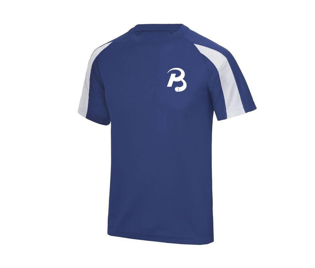 Retro shirt Voorkant Blauw