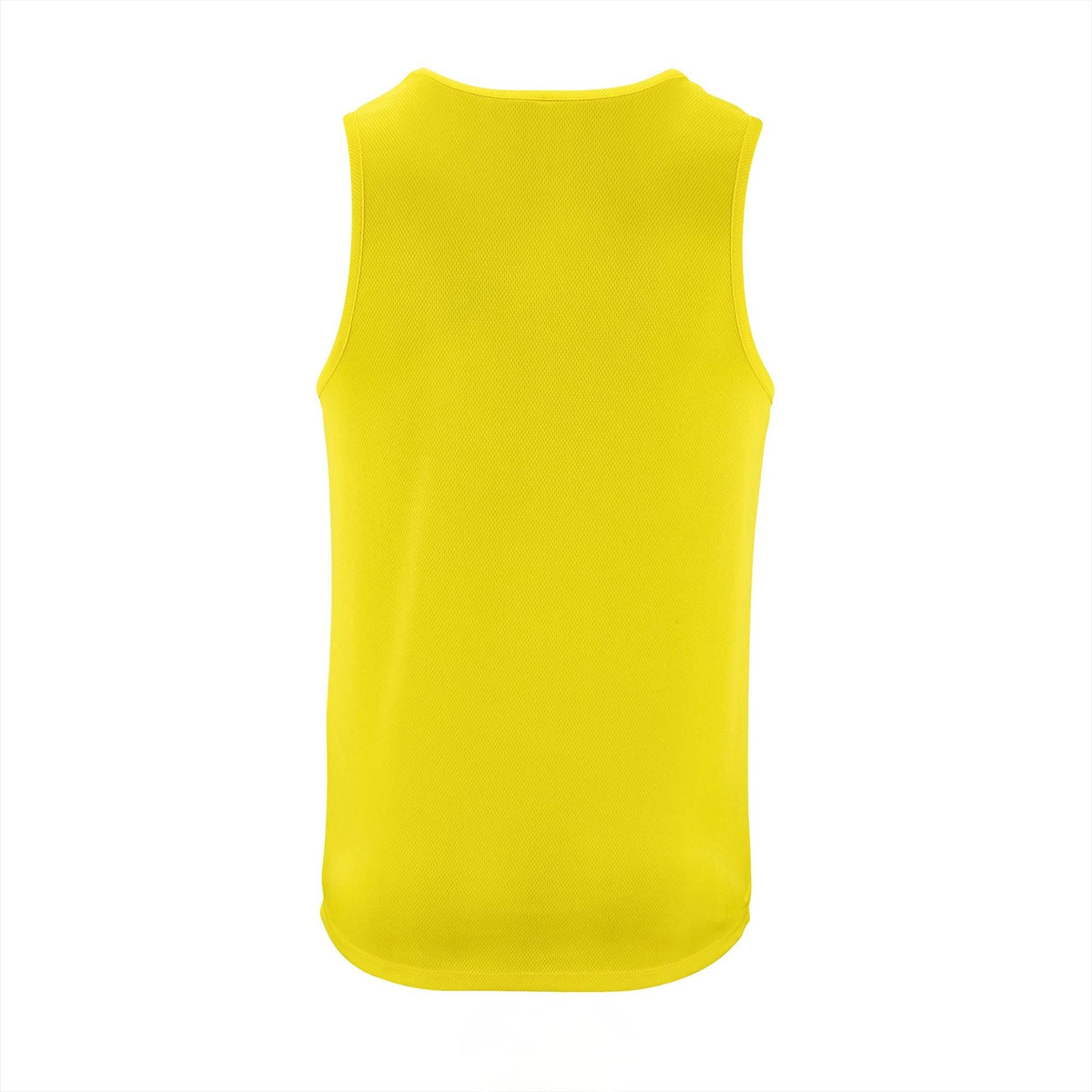 Tanktop man Achterkant Geel