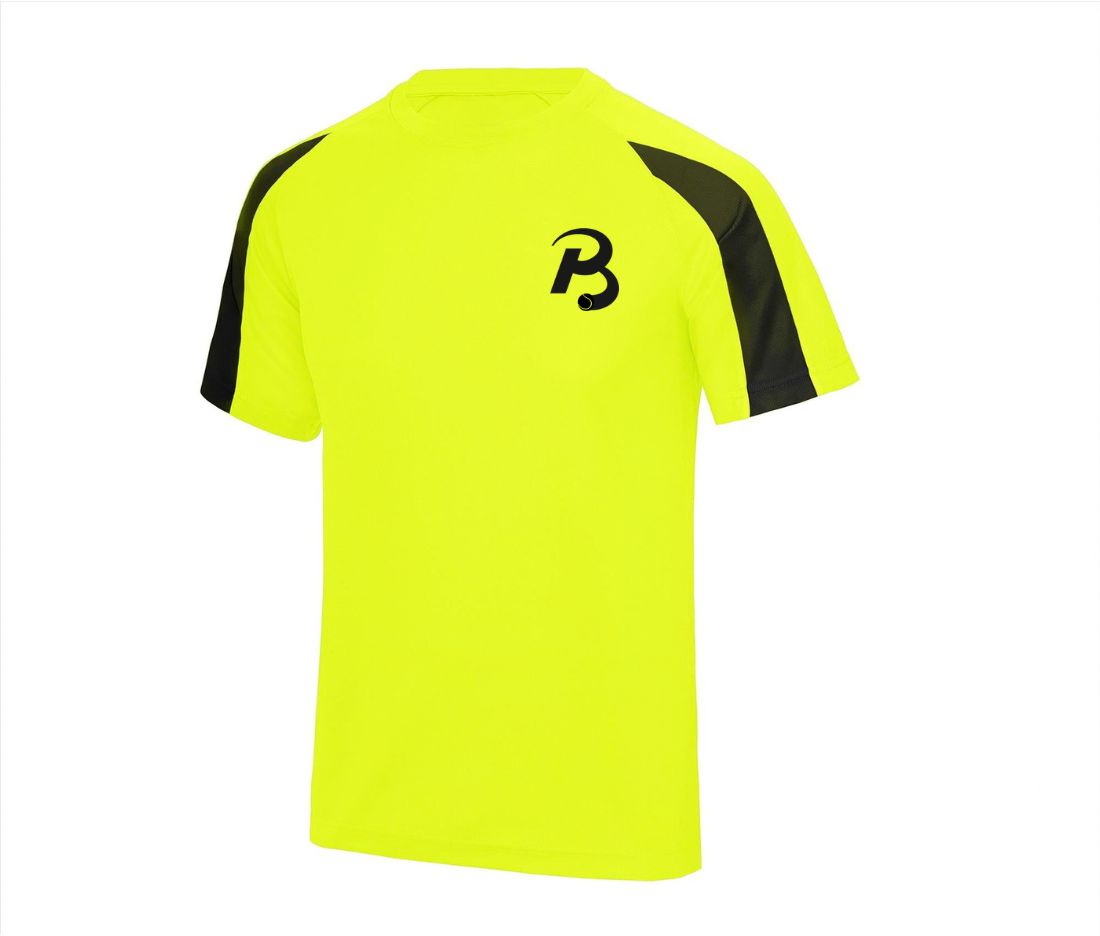 Retro shirt Voorkant Geel
