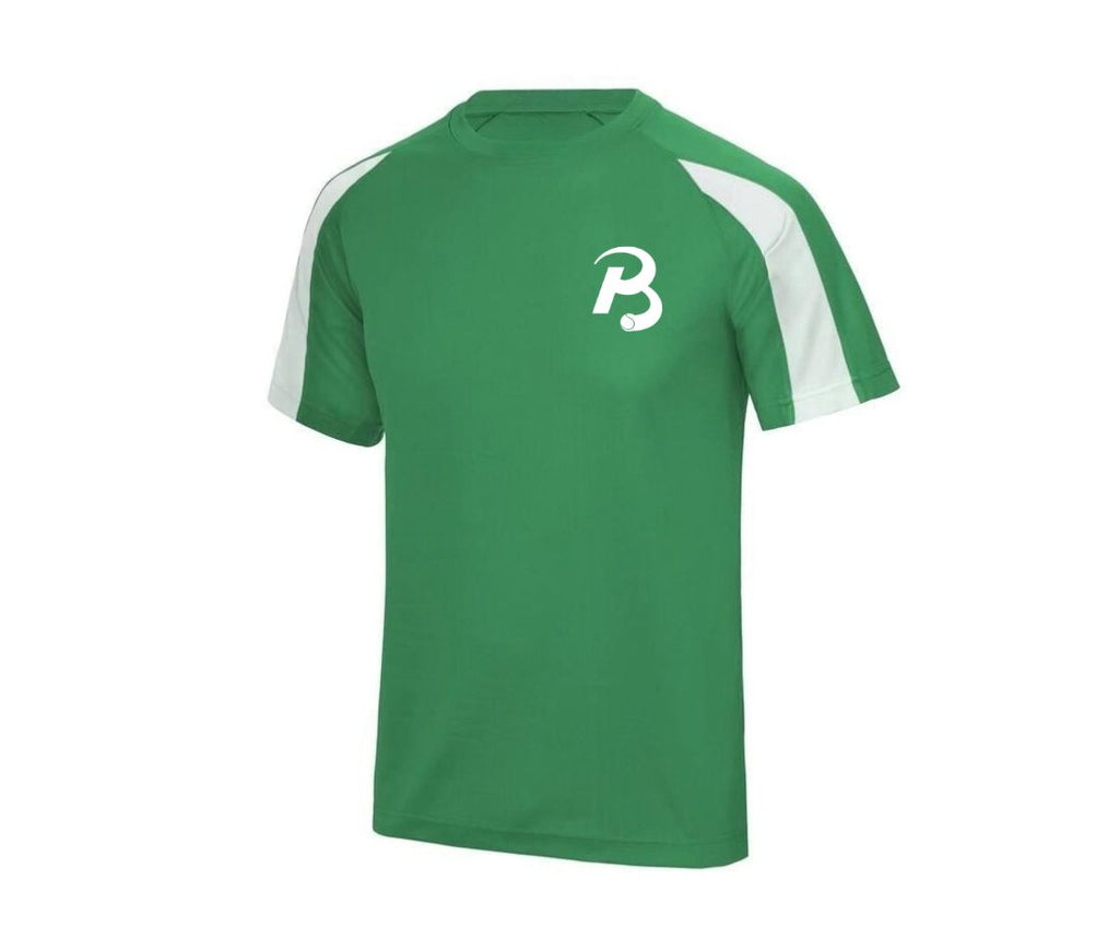 Retro shirt Voorkant Groen