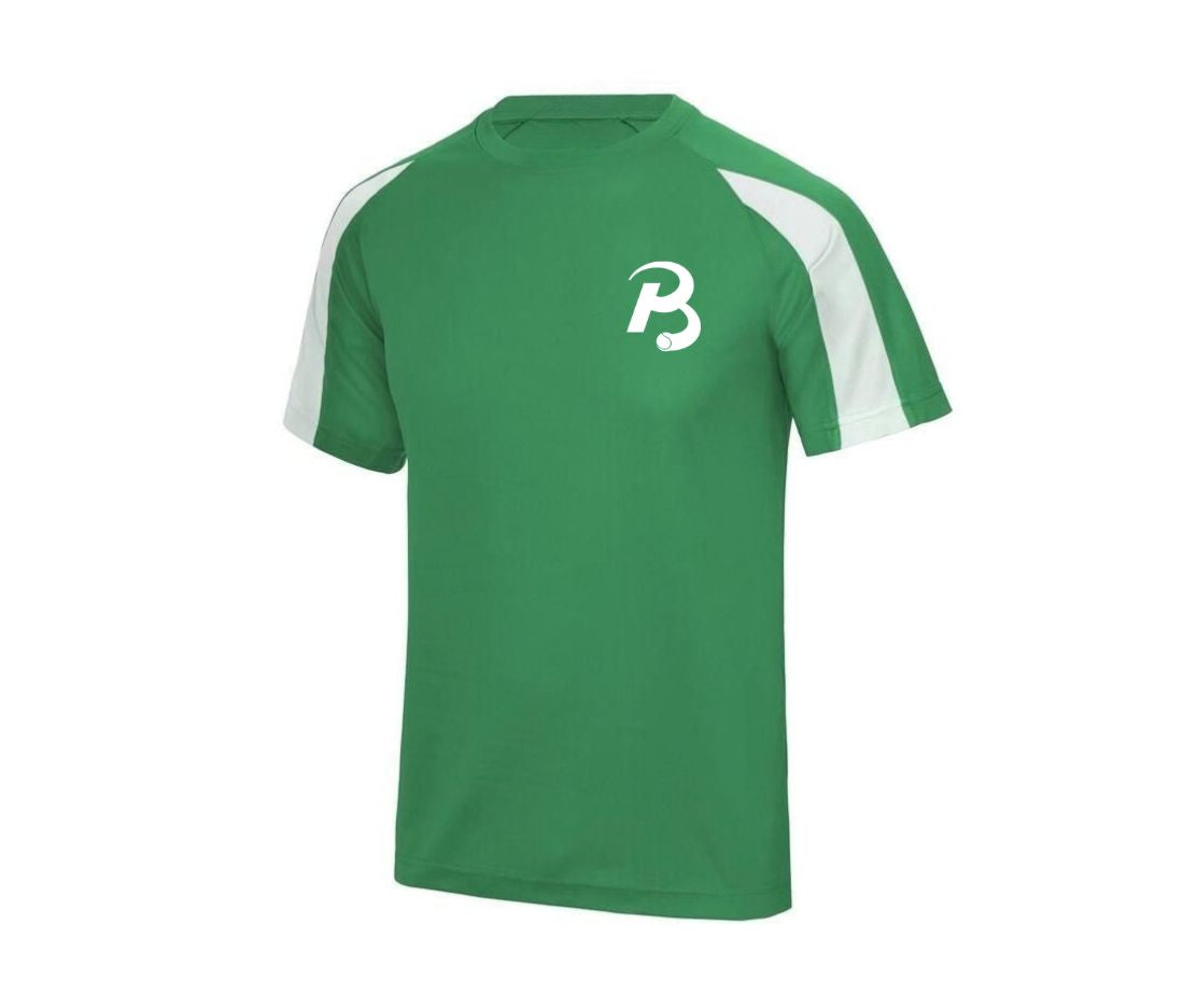 Retro shirt Voorkant Groen