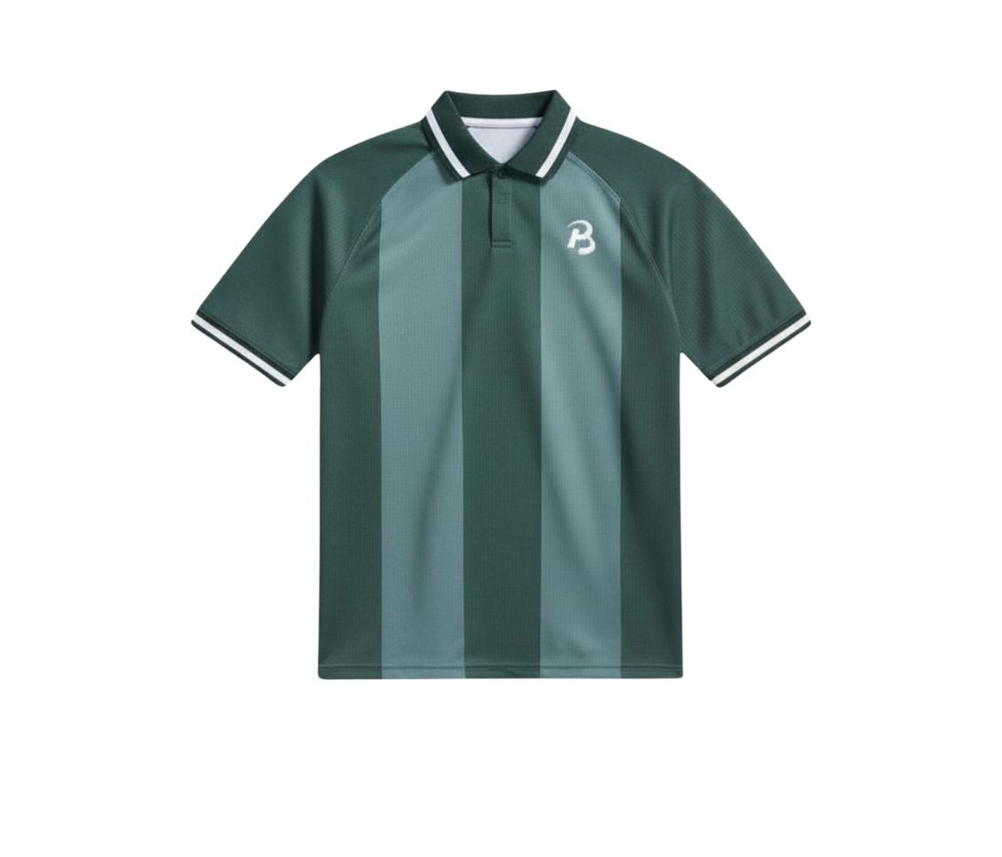 Groene polo voorkant