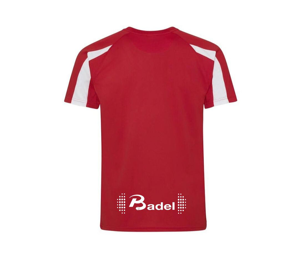 Retro shirt Achterkant Rood