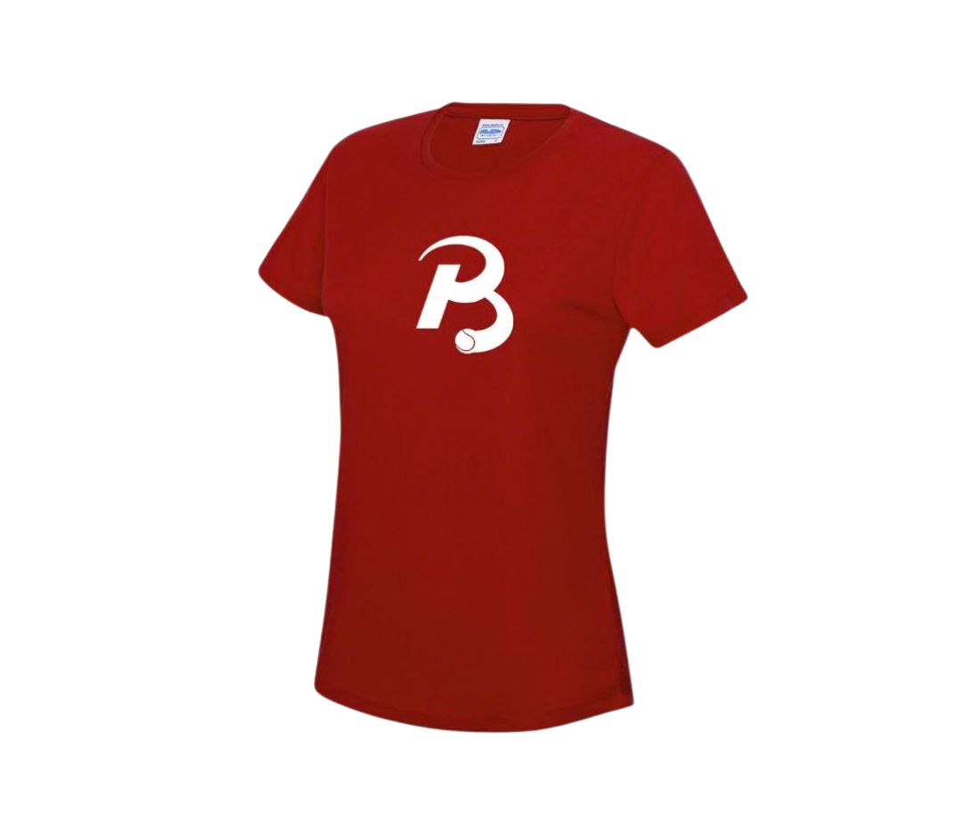 shirt dame rood voorkant
