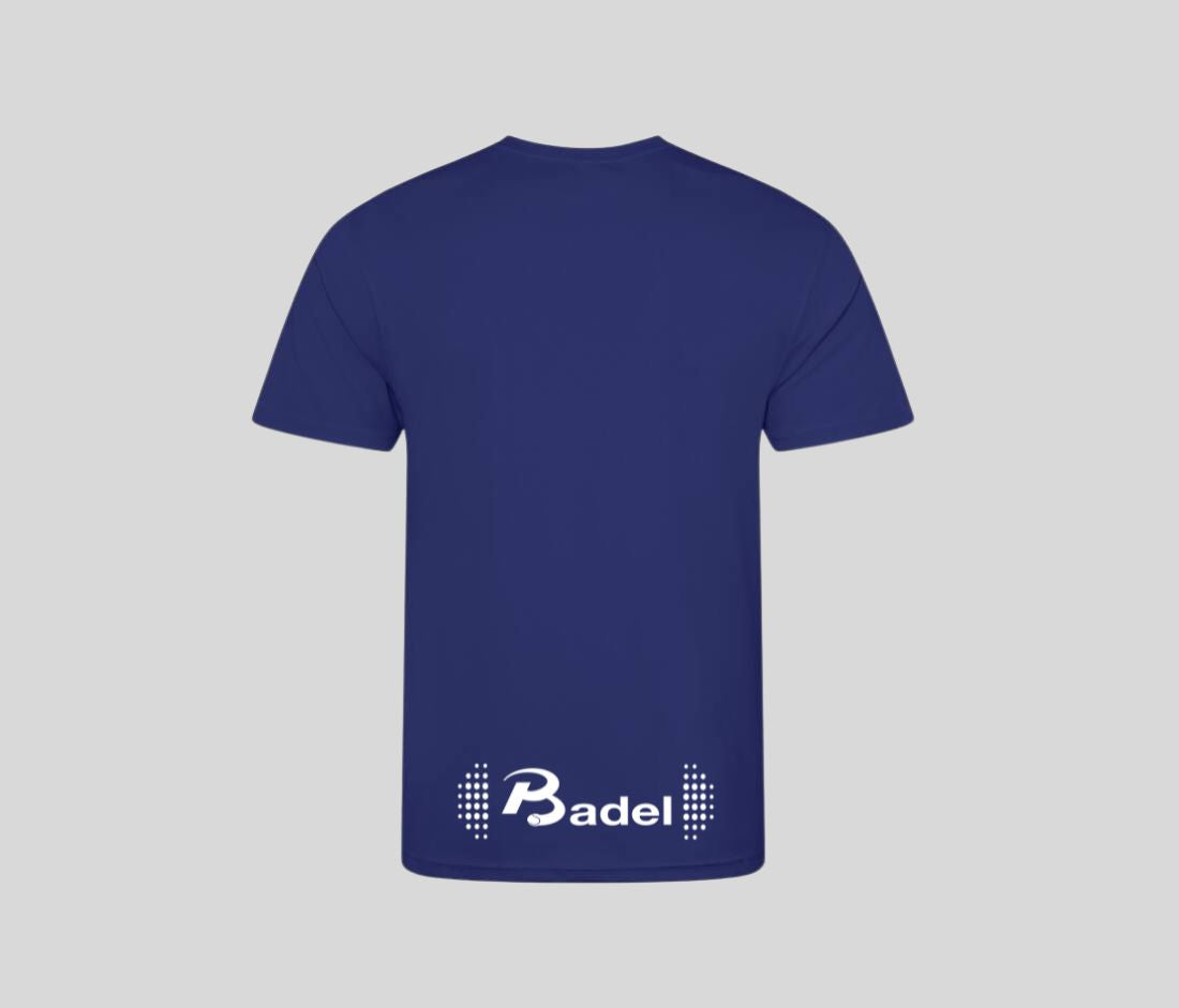 Performance shirt achterkant blauw