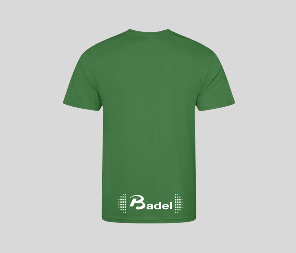 Performance shirt achterkant groen