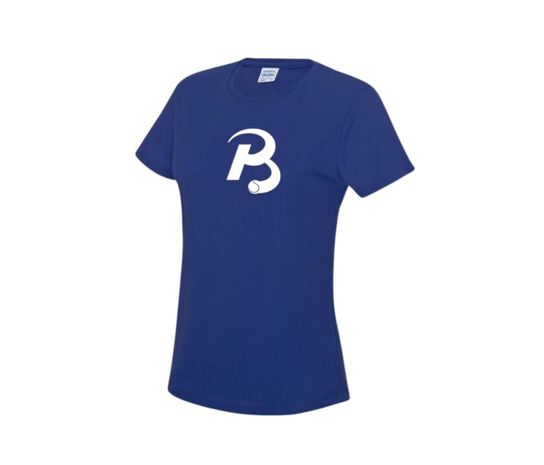 shirt dame blauw voorkant
