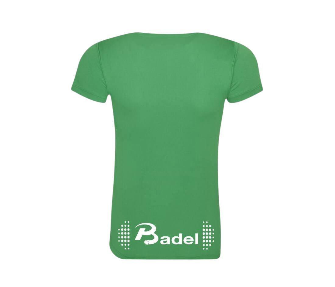 shirt dame groen achterkant
