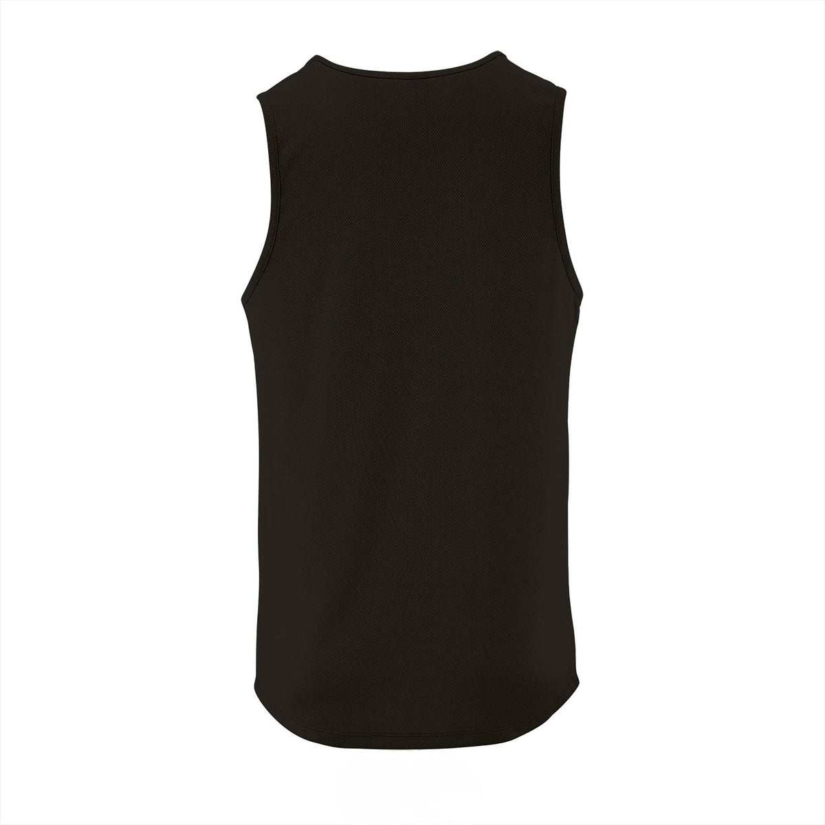 Tanktop man Achterkant Zwart